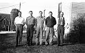 Carl - Frank - Chet - Wayne - Vern - early 40-s - at the Gilbert Farm
